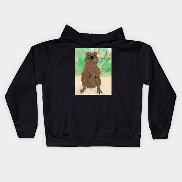 Quokka Kids Hoodie by Carpesidera